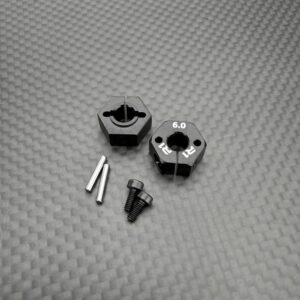 R1 Wurks R1W-920185 Black 7075 T6 Aluminium Clamping Wheel Hex – 6.0MM – PR (R1B)