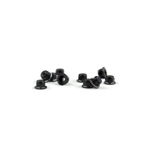 AVID AV10100-BLK RINGER – BLACK ALUMINIUM M3 FLANGED LOCKNUTS (10 PCS)
