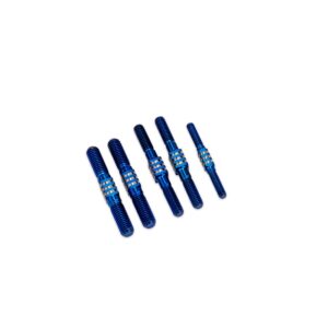 JConcepts JC5297-1 SWORKZ S35-4 EVO FIN TI TURNBUCKLE SET BLUE - 5PC