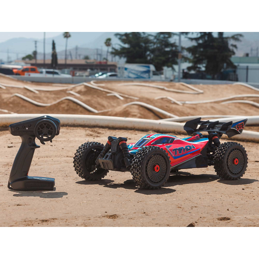 Arrma ARA4306V4T3 1/8 TYPHON 223S BLX 4X4 Buggy RTR with DSC Red - Image 16