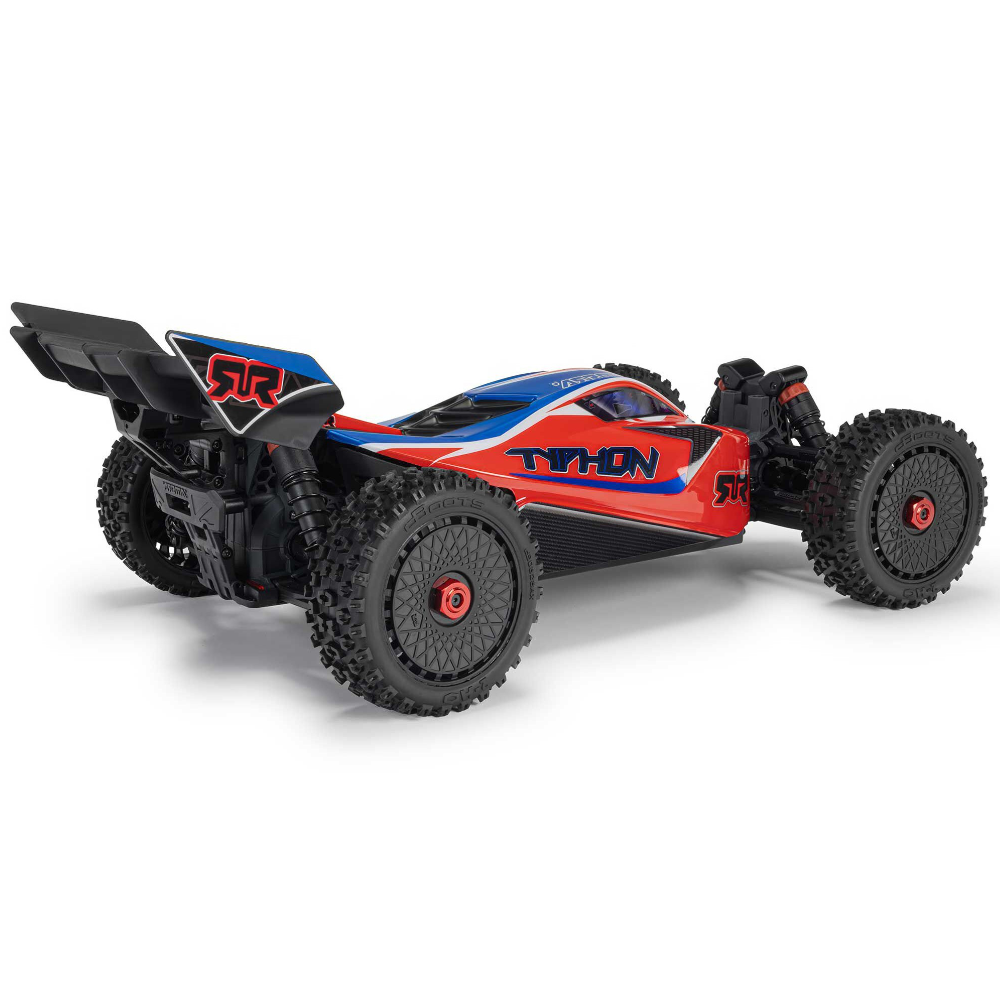 Arrma ARA4306V4T3 1/8 TYPHON 223S BLX 4X4 Buggy RTR with DSC Red - Image 2