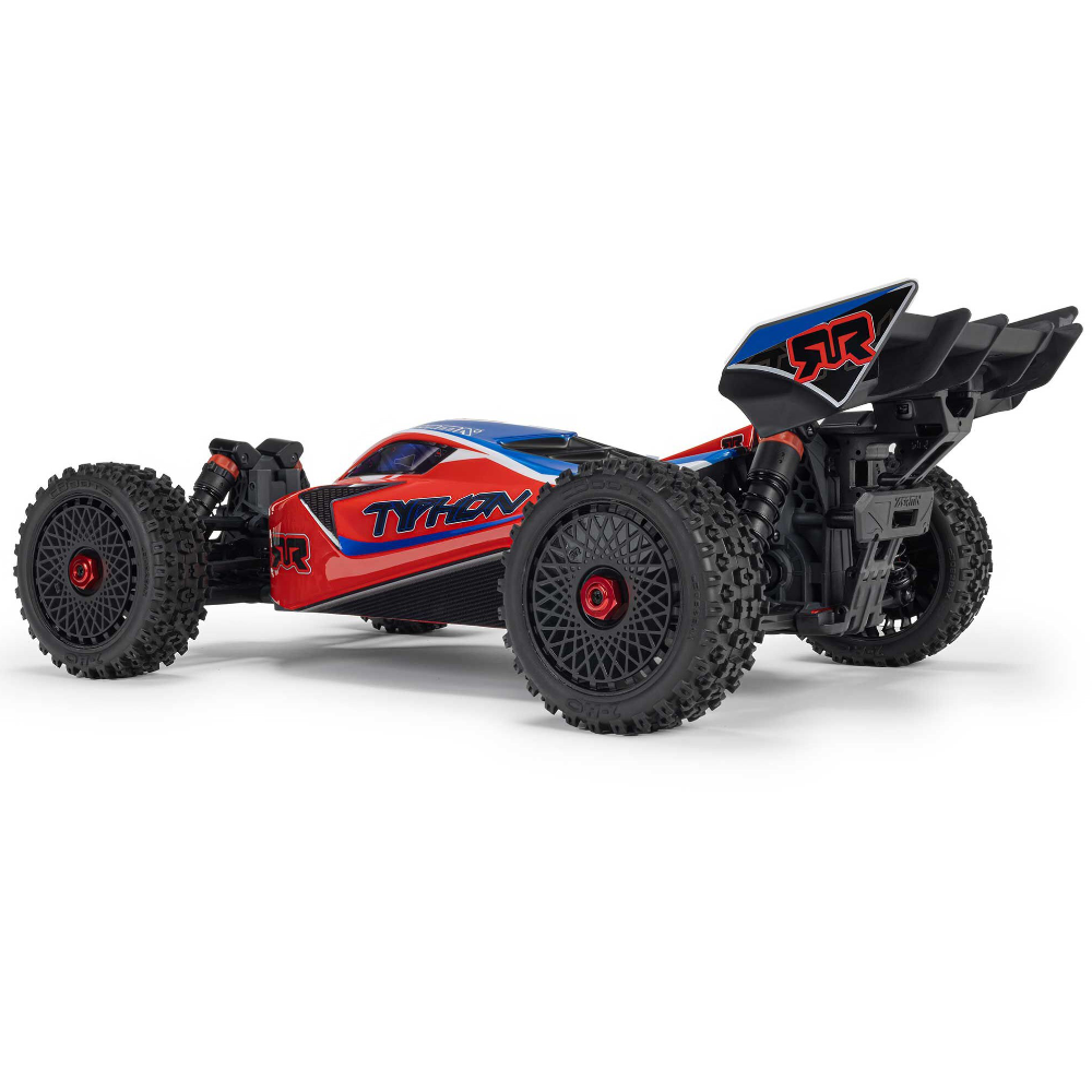 Arrma ARA4306V4T3 1/8 TYPHON 223S BLX 4X4 Buggy RTR with DSC Red - Image 3