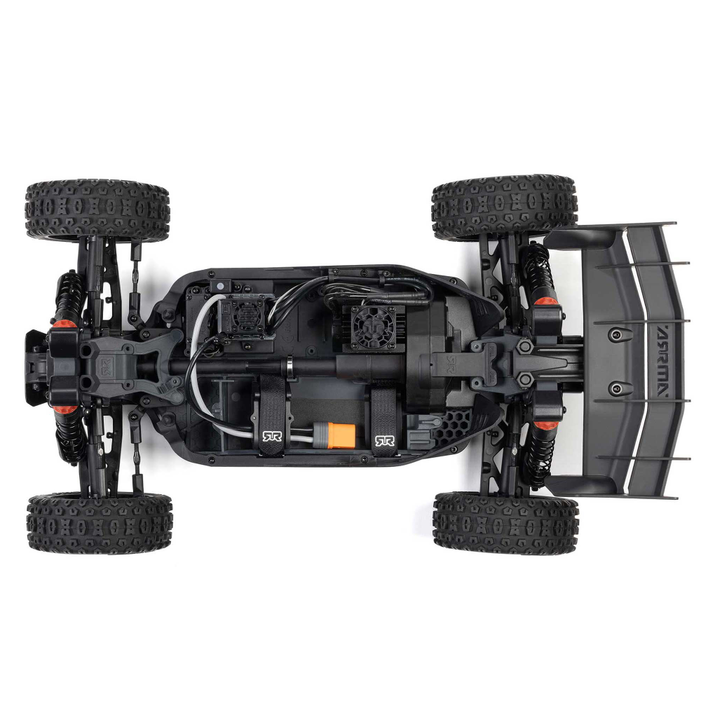 Arrma ARA4306V4T3 1/8 TYPHON 223S BLX 4X4 Buggy RTR with DSC Red - Image 9
